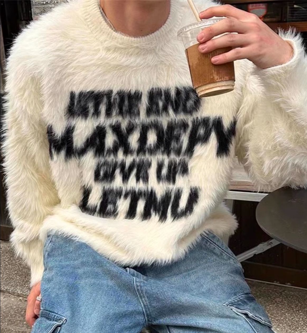 Fuzzy Mohair Sweater 4