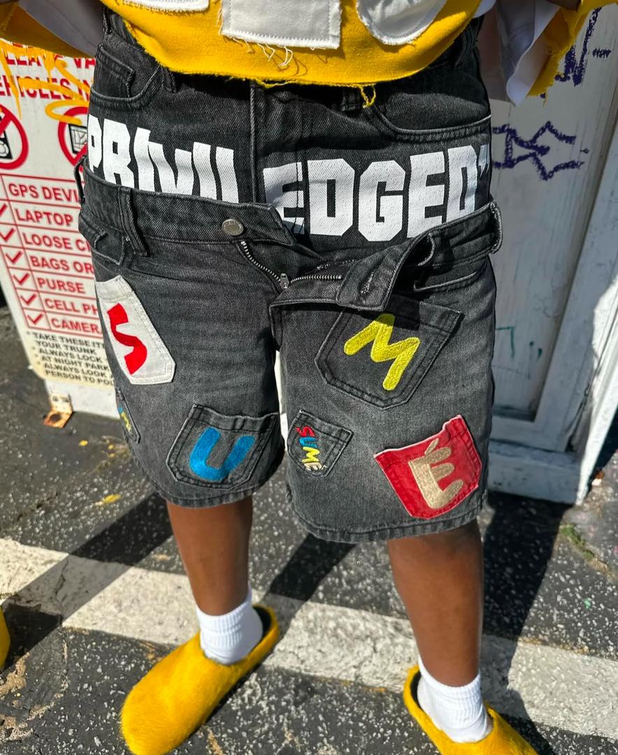 Sume Double Waisted Jorts 4