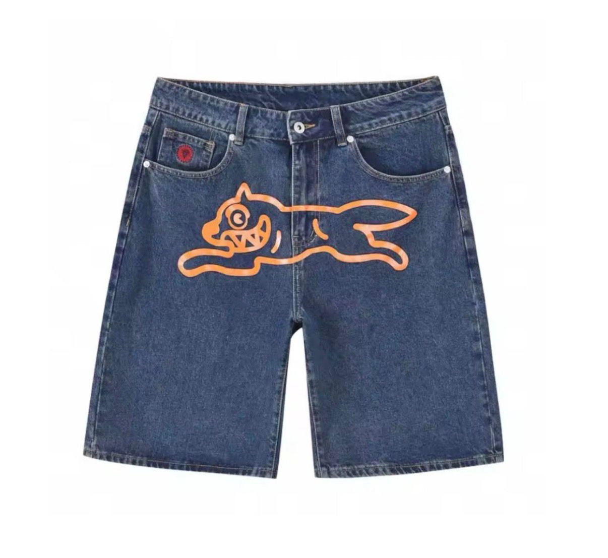 Icecream Running Dog Denim Shorts