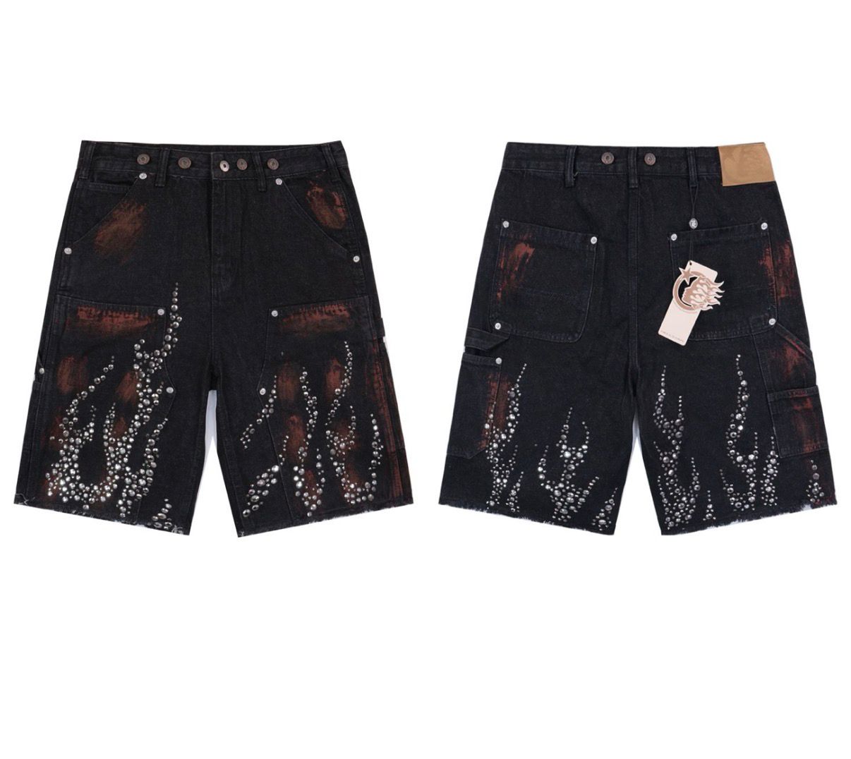 Icecream Running Dog Denim Shorts
