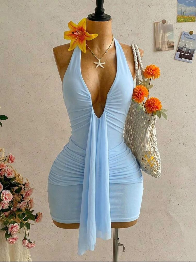 Halter Mini Dress 2