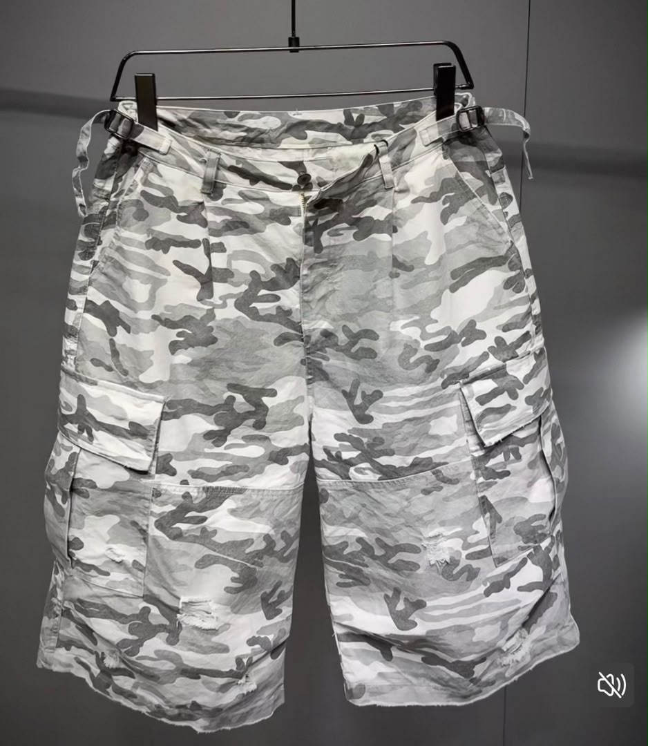 Snow Camouflage Shorts