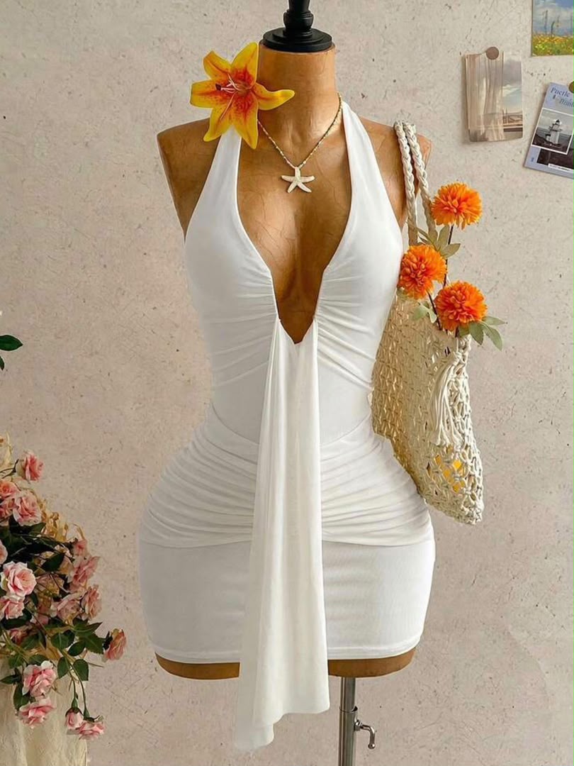 Halter Mini Dress