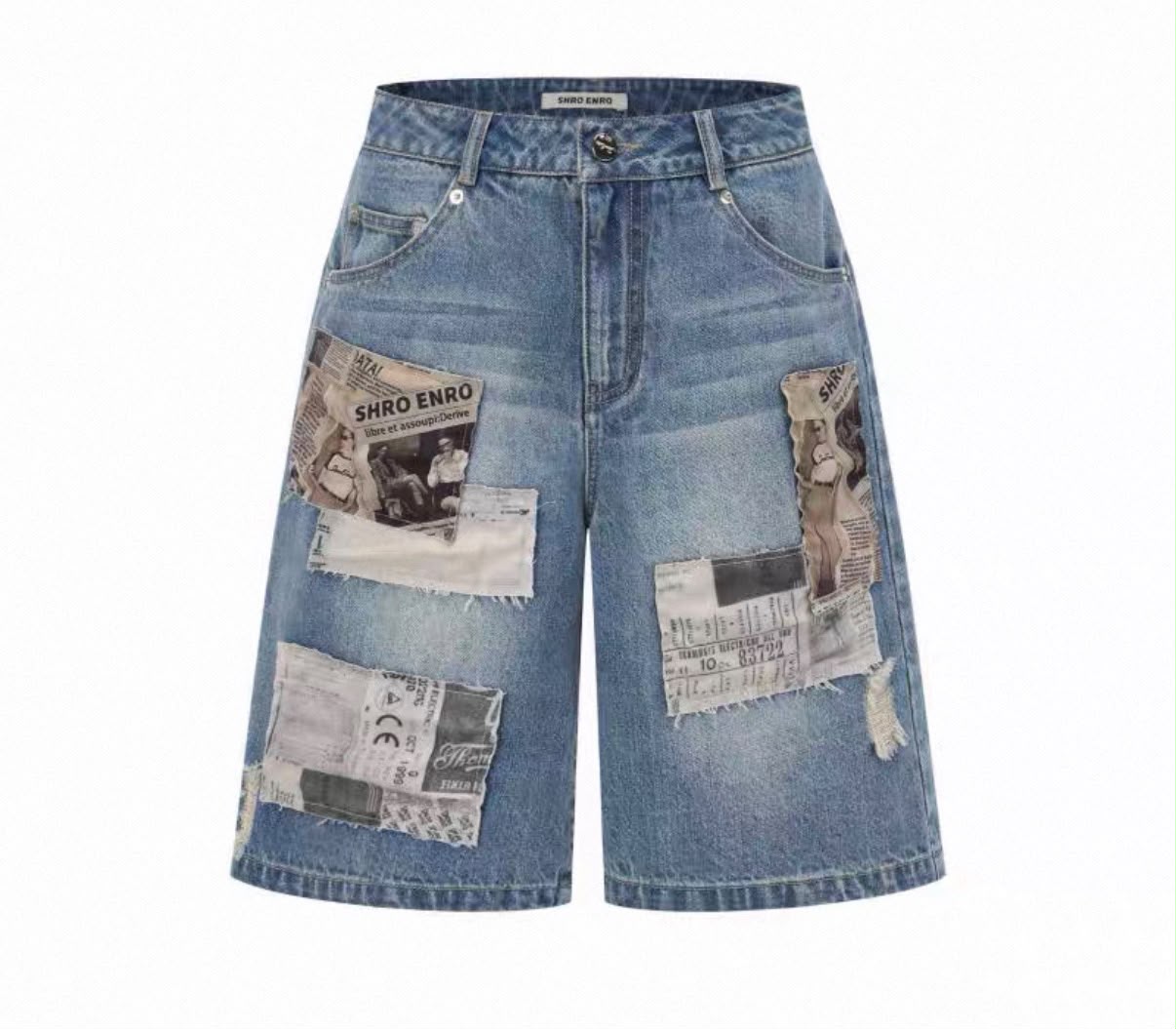 Shro Enro Patchwork Jorts