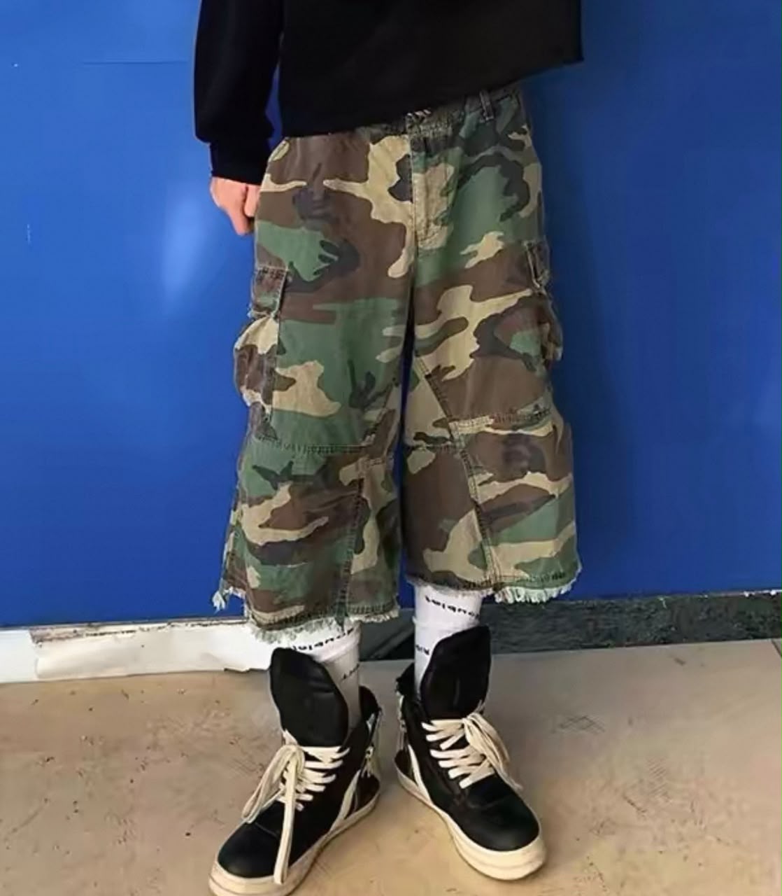 Camouflage Cargo Shorts
