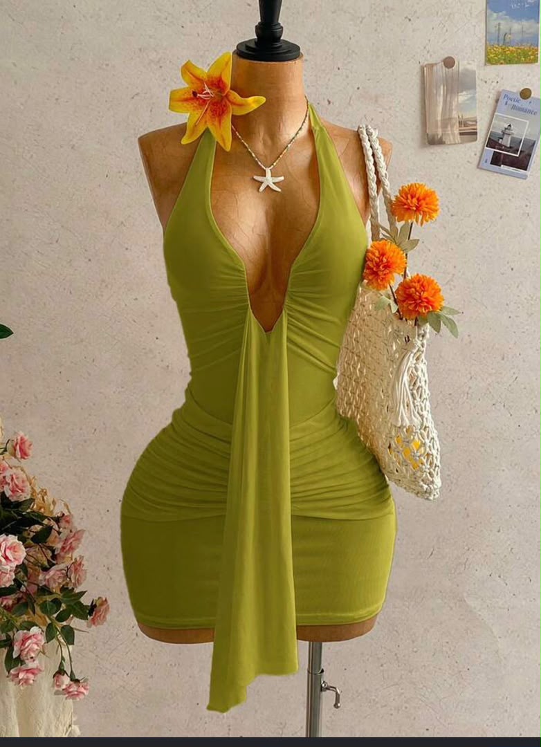 Halter Mini Dress 3