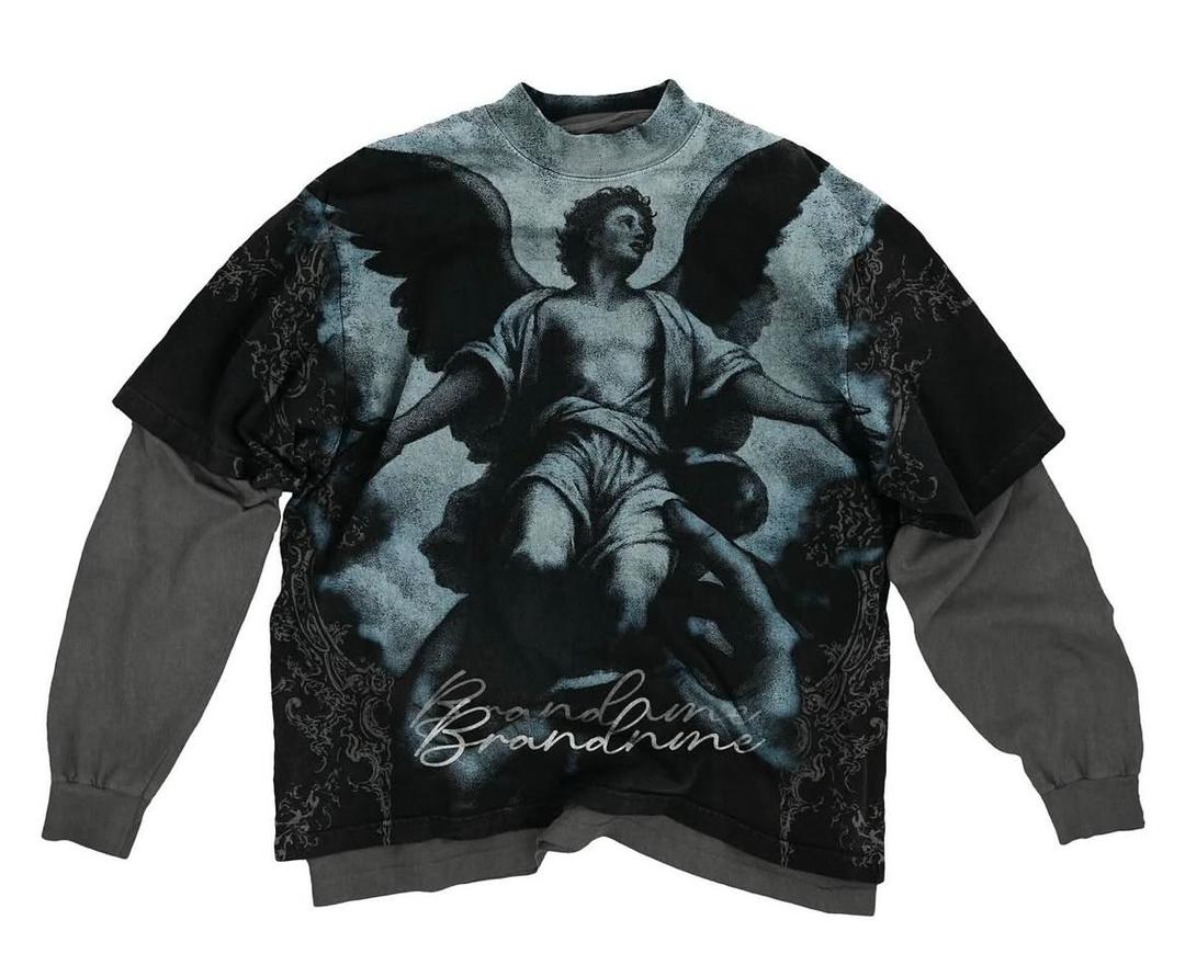 Grunge Graphic Long Sleeve
