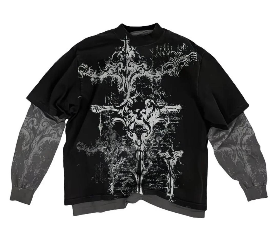 Grunge Graphic Long Sleeve 4